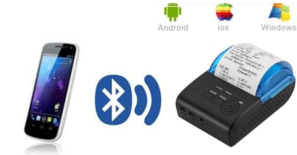 Bluetooth printer connecting with mobile phone