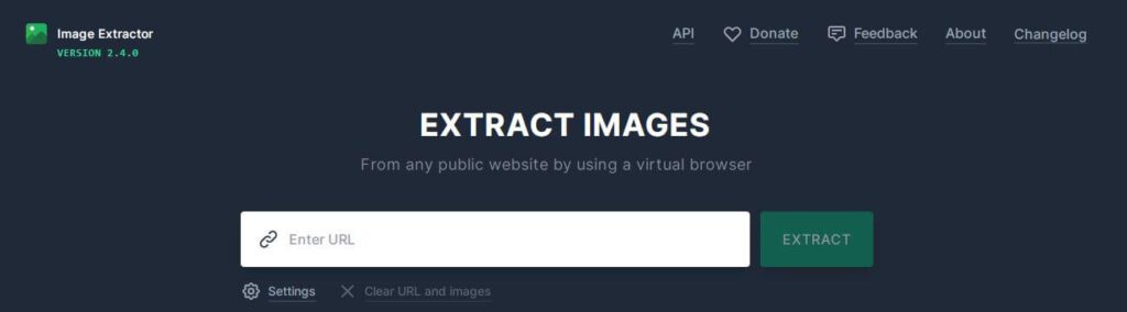 Extract images