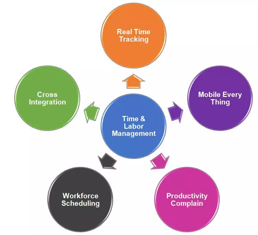 Areas covered by Time & Labor Management