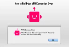 urban vpn connection error